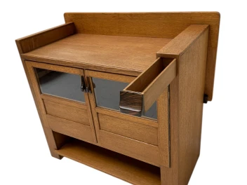 Art Deco Modernist Cabinet by Anton Lucas for N.V. Meubelkunst Leiden, 1920s